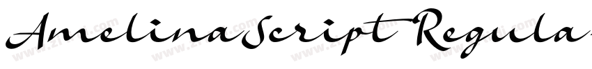 AmelinaScript Regula字体转换